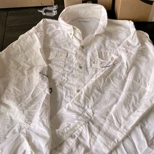 Mens Columbia PFG button down shirt size large